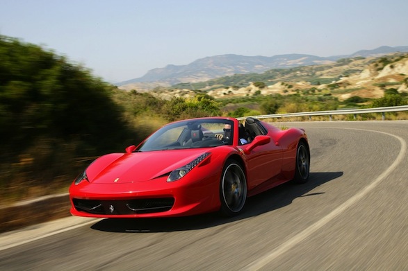 The 458 Italia Spider is