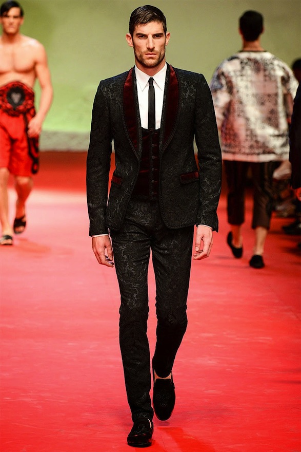 Dolce & Gabbana Spring Summer 2015 Mens Fashion Show Milan Fashion Week ...